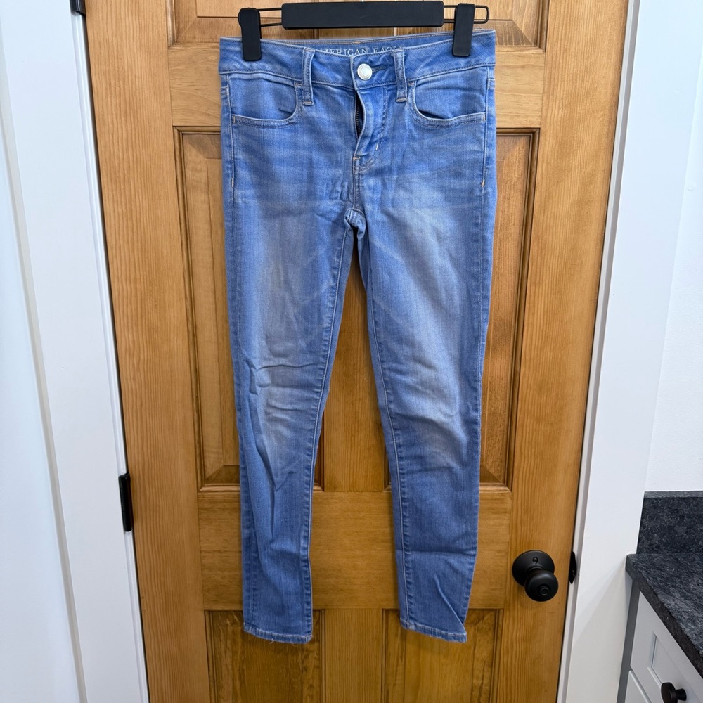 American Eagle Outfitters Blue Skinny Jeans